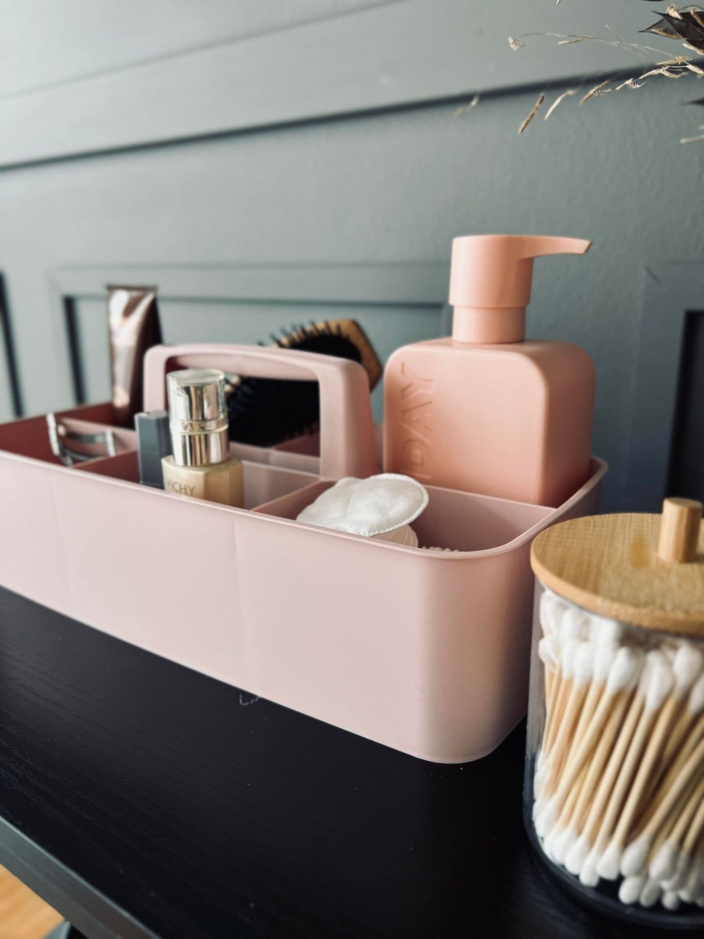 Organiser med håndtag - Rosa - VIAMAJA.DK