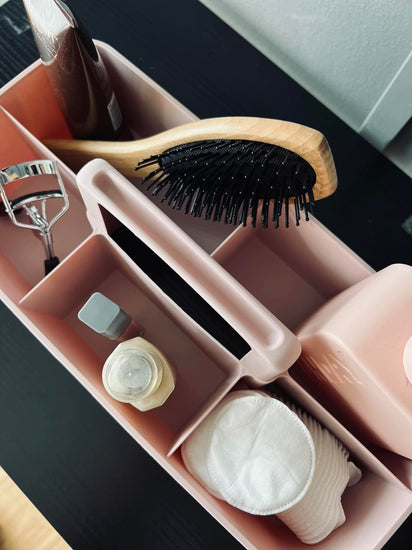 Organiser med håndtag - Rosa - VIAMAJA.DK