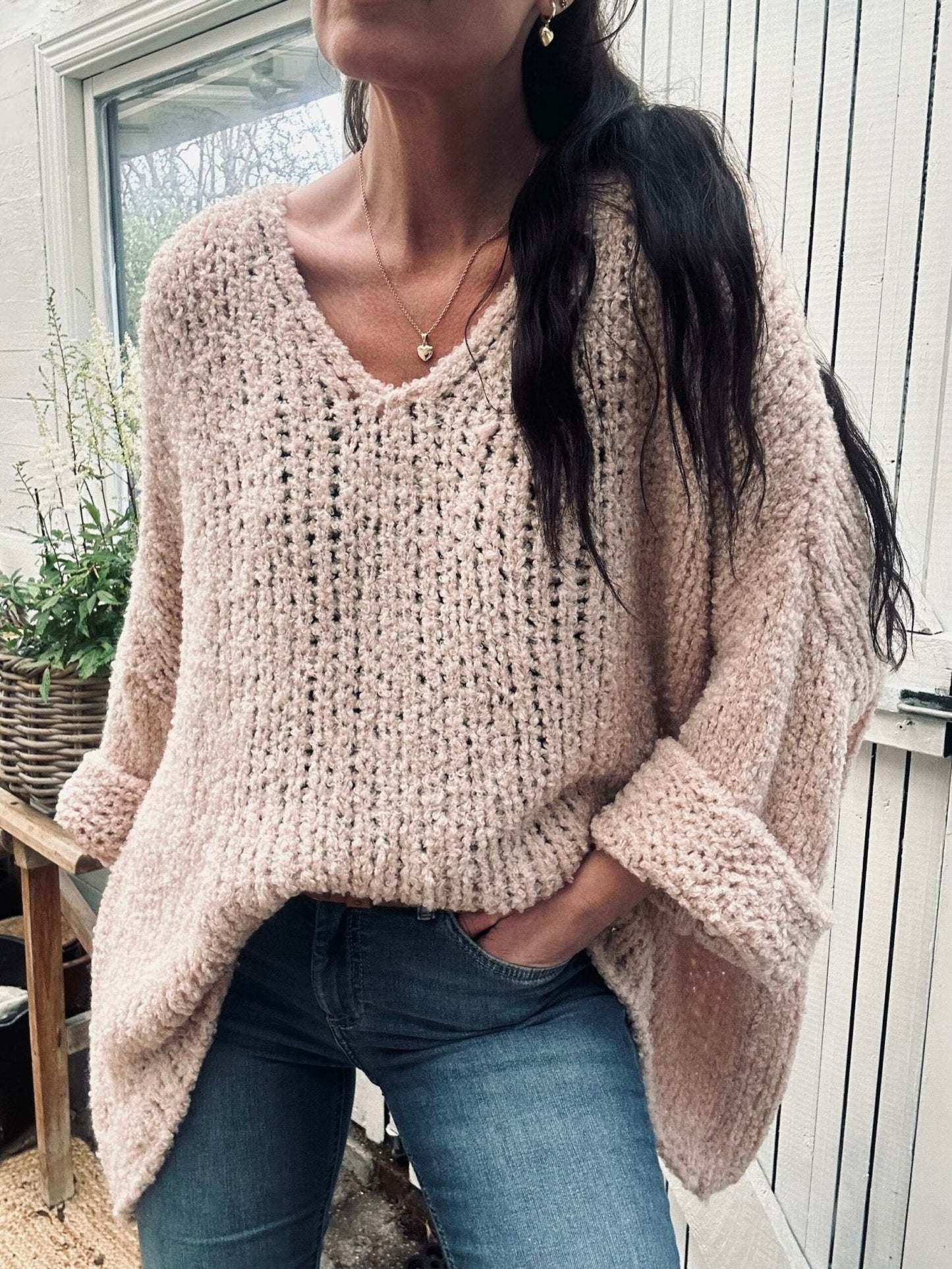 Oversize Cozy – Soft Rose - VIAMAJA.DK