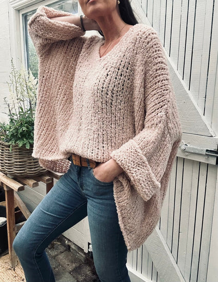 Oversize Cozy – Soft Rose - VIAMAJA.DK