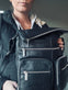 Oversize crossbody - FINA black leather - VIAMAJA.DK