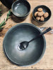 Pasta / suppe skål i stentøj – Grå