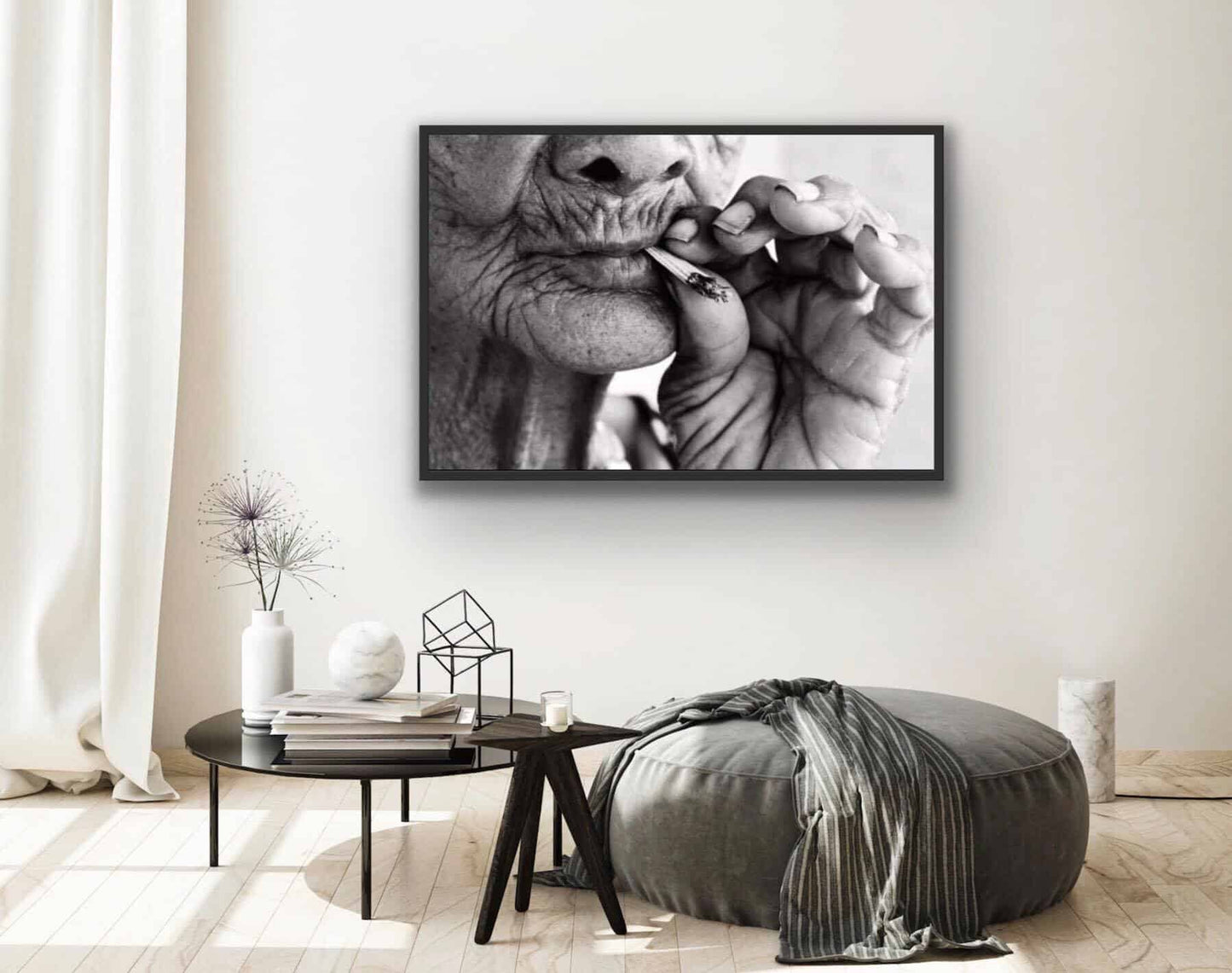 Plakat - Black/white Smoking 70x100 - VIAMAJA