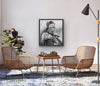 Plakat - Cubansk kvinde med cigar - Sort / Hvid 70x100