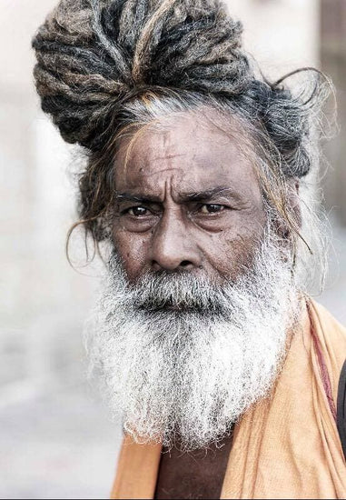 Plakat - mand med orange -70x100 - VIAMAJA