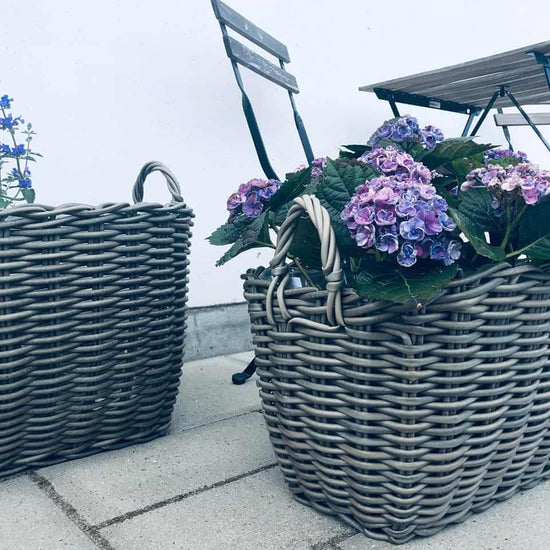 Plantekurv i rattan - Lille - VIAMAJA