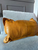 Pude Cognac 35x60cm - Mat cognac