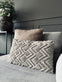 Pude ink fyld - 30x50cm Beige ZigZag - VIAMAJA.DK