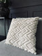 Pude ink fyld - 45x45cm Lys ZigZag - VIAMAJA.DK