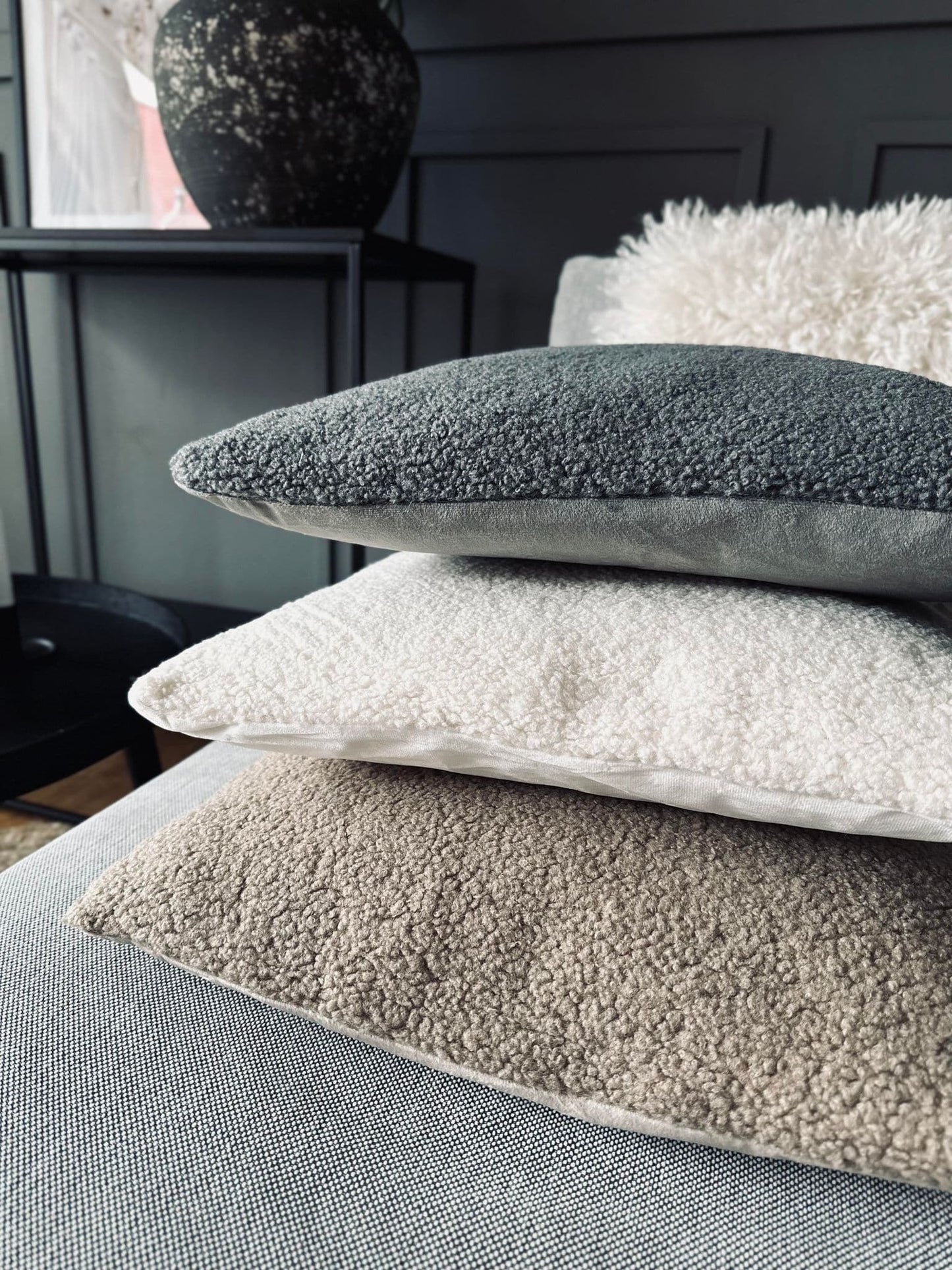 Pude ink fyld - Beige Teddy - VIAMAJA.DK