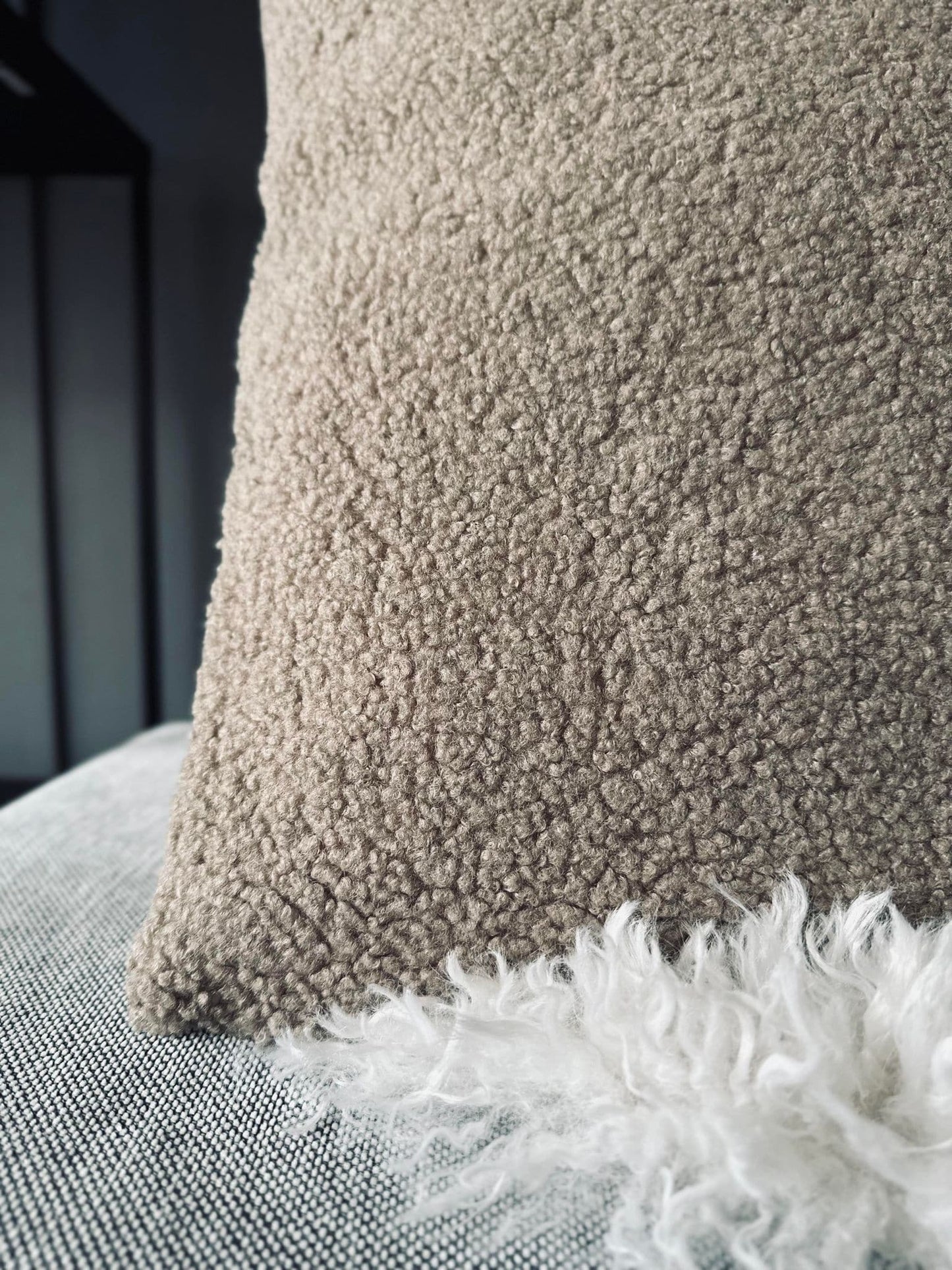 Pude ink fyld - Beige Teddy - VIAMAJA.DK