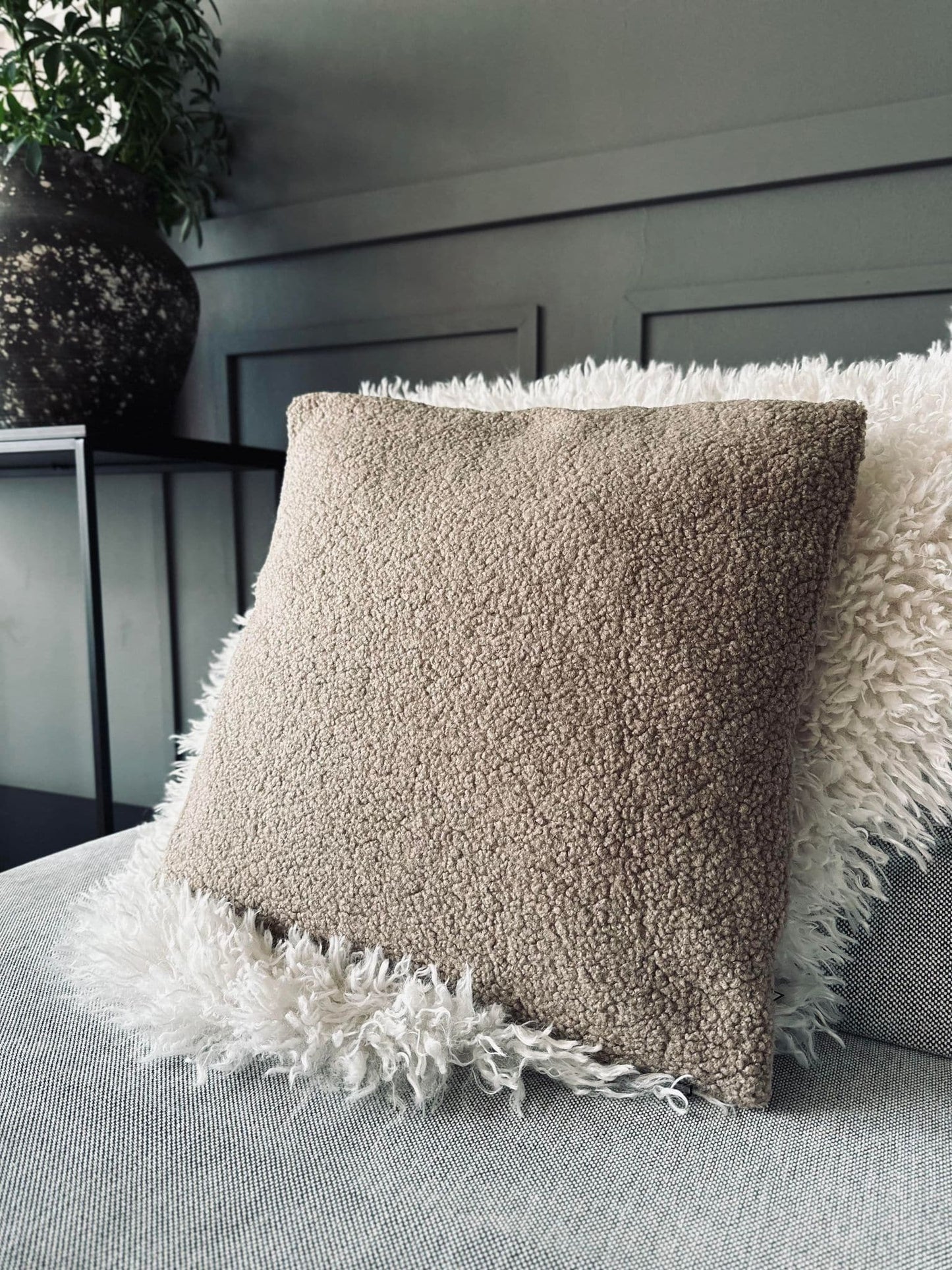 Pude ink fyld - Beige Teddy - VIAMAJA.DK