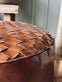 Puff med flet top - Cognac - VIAMAJA.DK