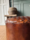Puff med flet top - Cognac - VIAMAJA.DK