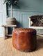 Puff med flet top - Cognac - VIAMAJA.DK
