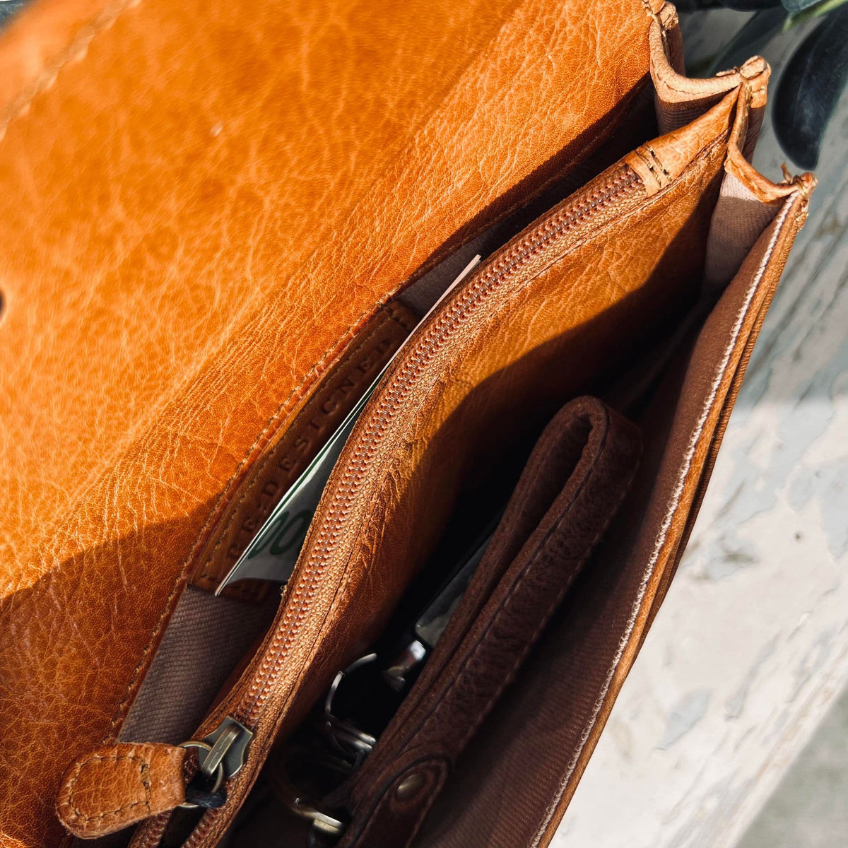 Pung Big Tessa – Cognac - VIAMAJA.DK
