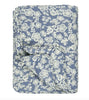 Quilt blå m/blomster