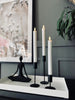 Rillet Stagelys H 22,5cm - 3 stk med timerfunktion