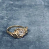 Ring 14karat guldbelagt med Preciosa-krystal