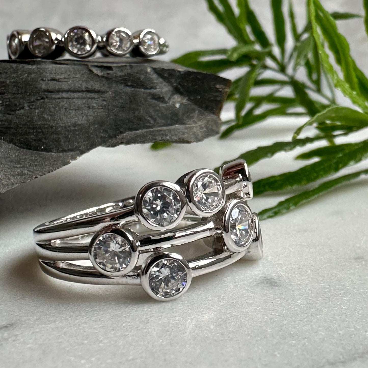 Ring Miriam Clear - Sterling Silver - VIAMAJA.DK
