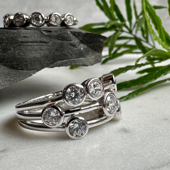 Ring Miriam Clear - Sterling Silver - VIAMAJA.DK