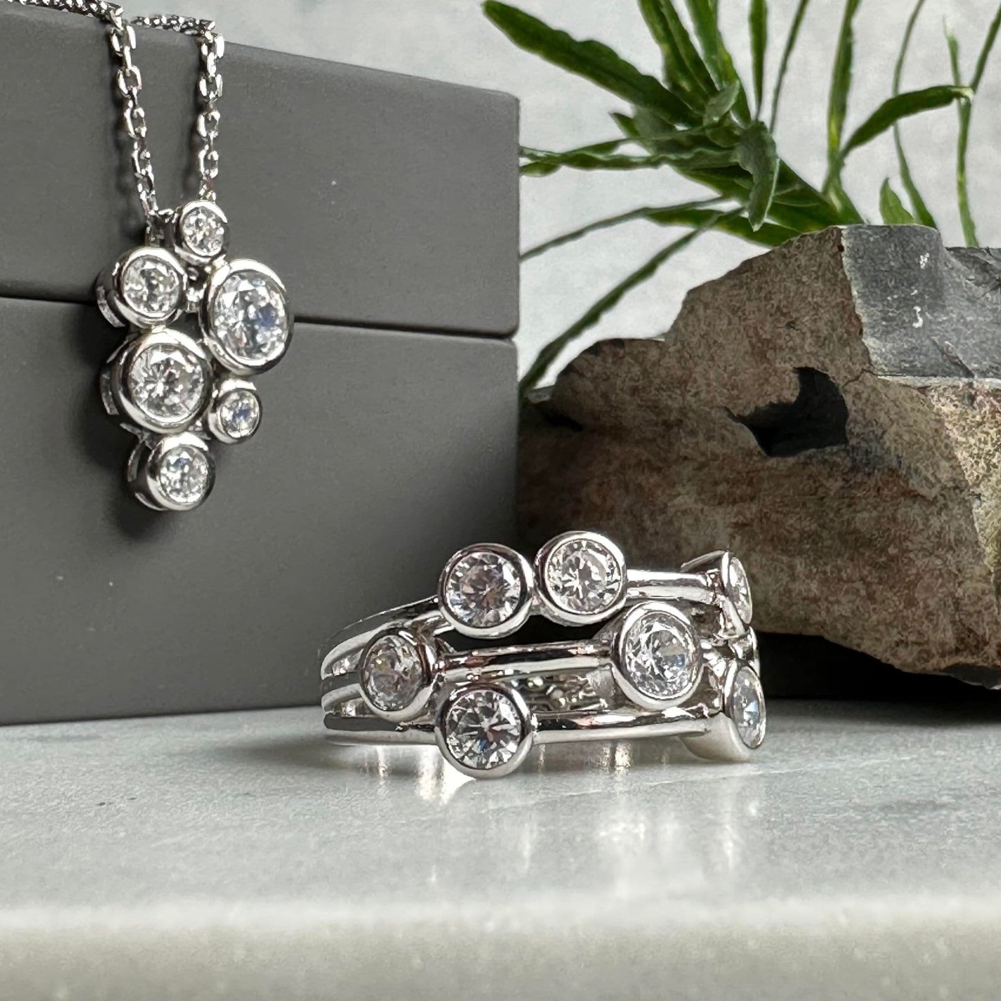Ring Miriam Clear - Sterling Silver - VIAMAJA.DK