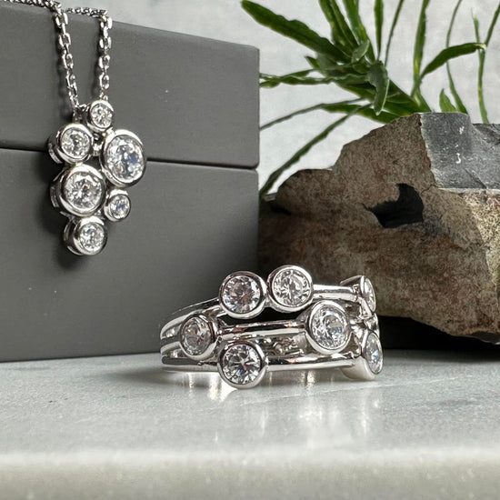 Ring Miriam Clear - Sterling Silver - VIAMAJA.DK
