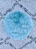 Sædehynde - Lammeskind - 2.Sortering - turkis