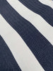Sengetæppe 220×240 – Sort / Hvid bred strib