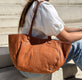 Shopper Aura – Cognac leather - VIAMAJA.DK