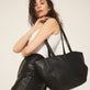Shopper Aura – Soft black leather - VIAMAJA.DK