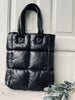 Shopper - BLACK MUST i blød lammeskind