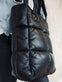 Shopper - BLACK MUST i blød lammeskind - VIAMAJA.DK