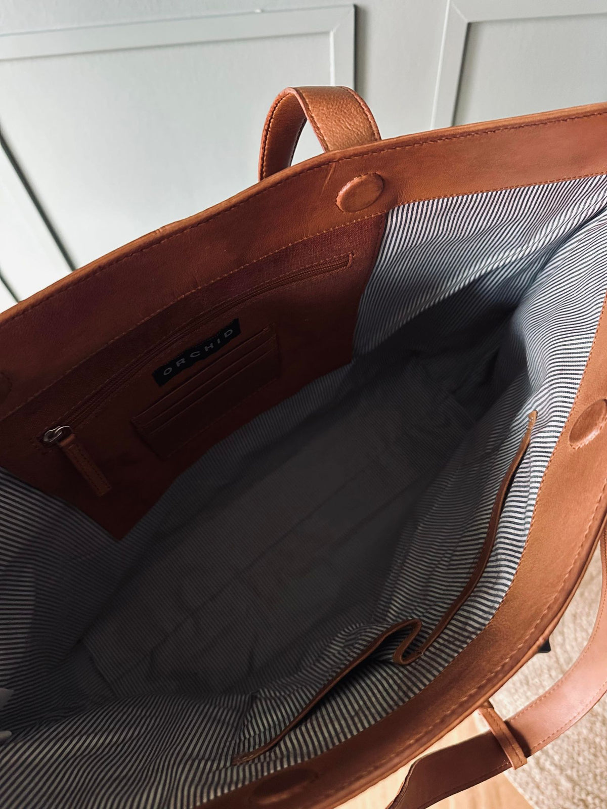 Shopper Jessie cognac - VIAMAJA.DK