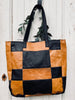 Shopper PATCHWORK - Cognac / Black