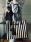Shopper STRIBE Canvas Small - VIAMAJA.DK