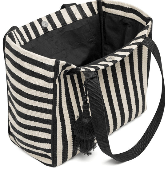 Shopper STRIBE Canvas Small - VIAMAJA.DK