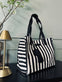 Shopper STRIBE Canvas Small - VIAMAJA.DK