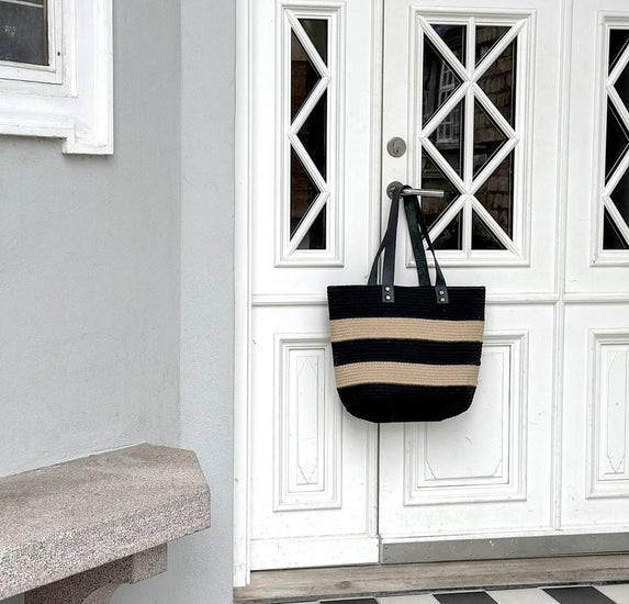 Shopper STRIPE deluxe - VIAMAJA.DK