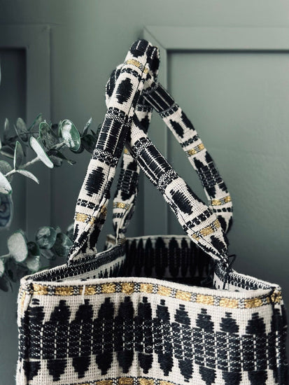 Shopper Summer deluxe – Black - VIAMAJA.DK