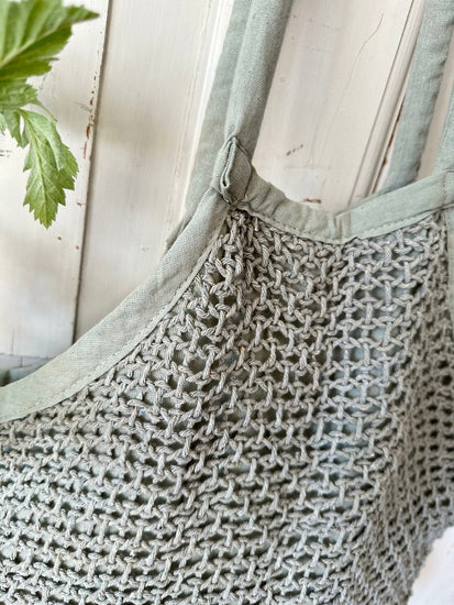 Shopper SUMMER dusty green - VIAMAJA.DK