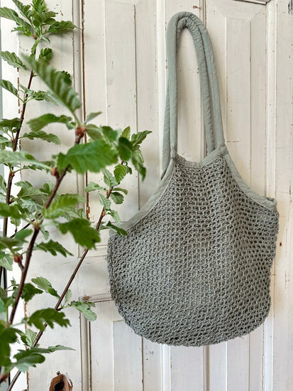 Shopper SUMMER dusty green - VIAMAJA.DK