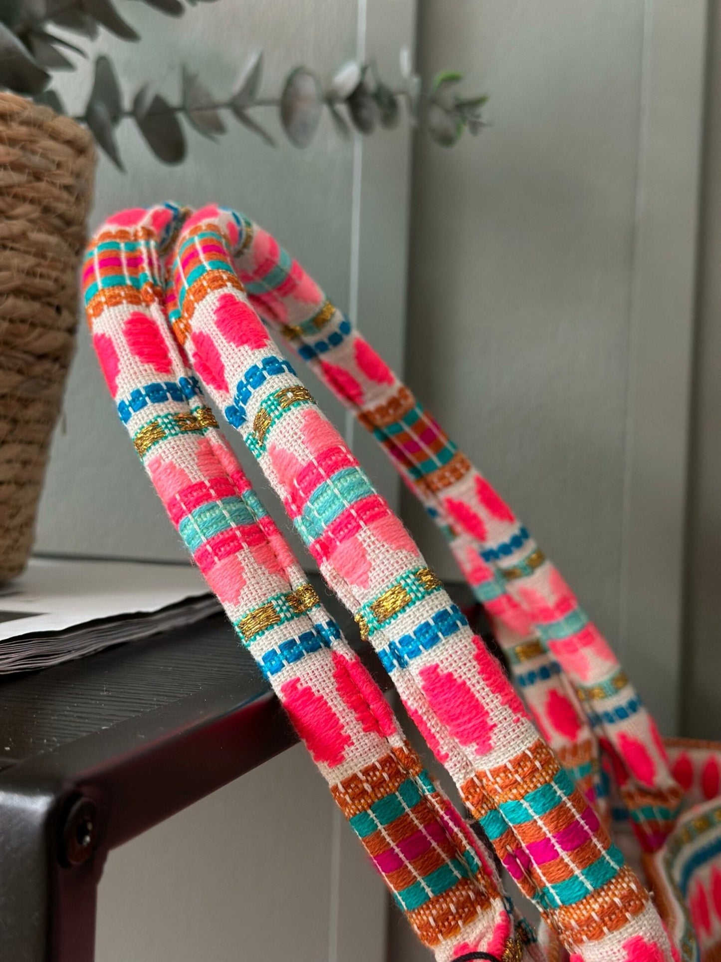 Shopper Summer pink / gold - VIAMAJA.DK