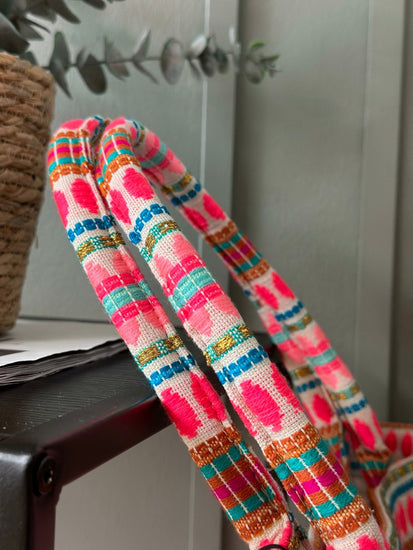 Shopper Summer pink / gold - VIAMAJA.DK