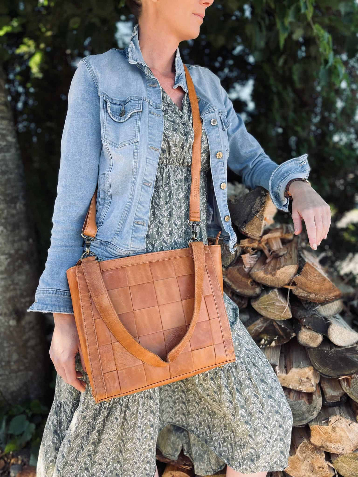 Shopper VERO FLET – Cognac - VIAMAJA.DK
