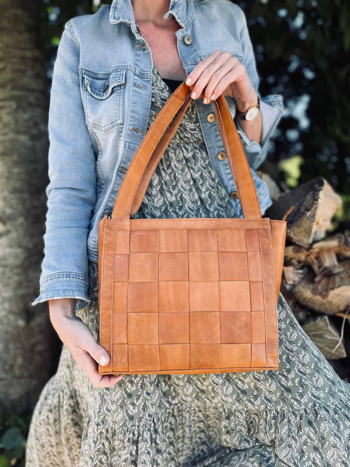 Shopper VERO FLET – Cognac - VIAMAJA.DK