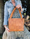 Shopper VERO FLET – Cognac - VIAMAJA.DK
