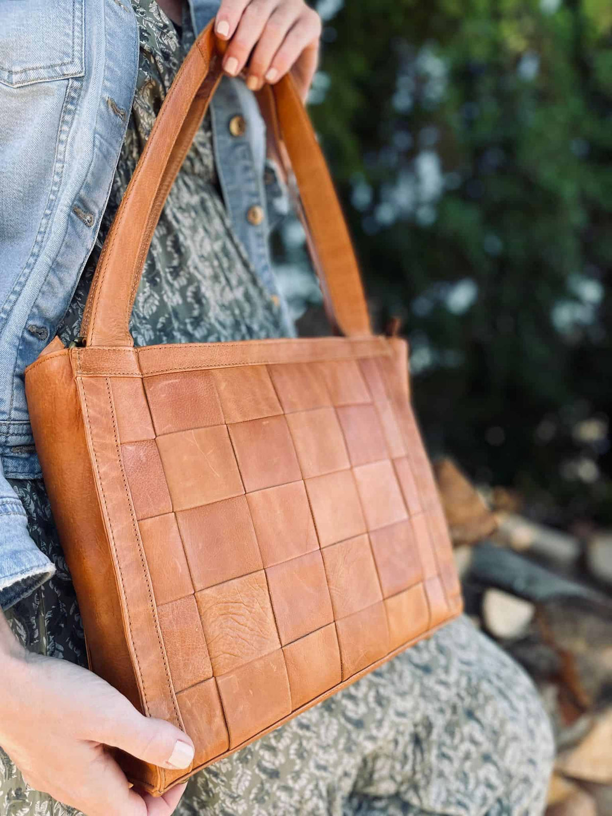 Shopper VERO FLET – Cognac - VIAMAJA.DK