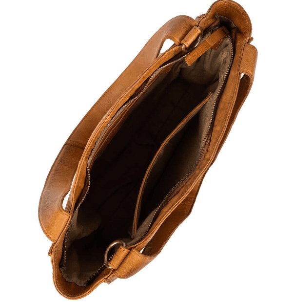 Shopper VERO FLET – Cognac - VIAMAJA.DK