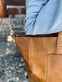 Shopper XL OLINE Cognac – Bøffellæder - VIAMAJA.DK